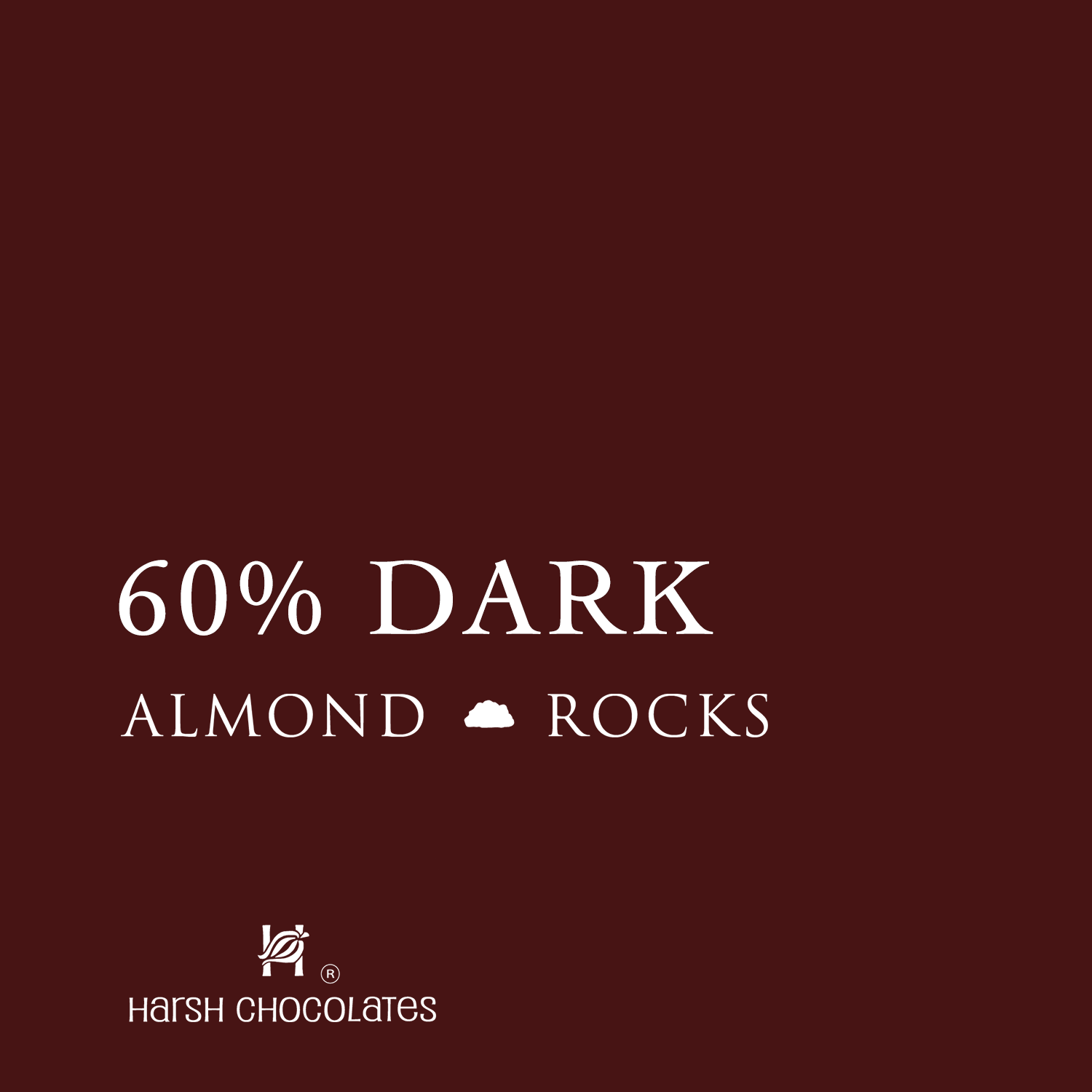 60% Dark Almond Rocks