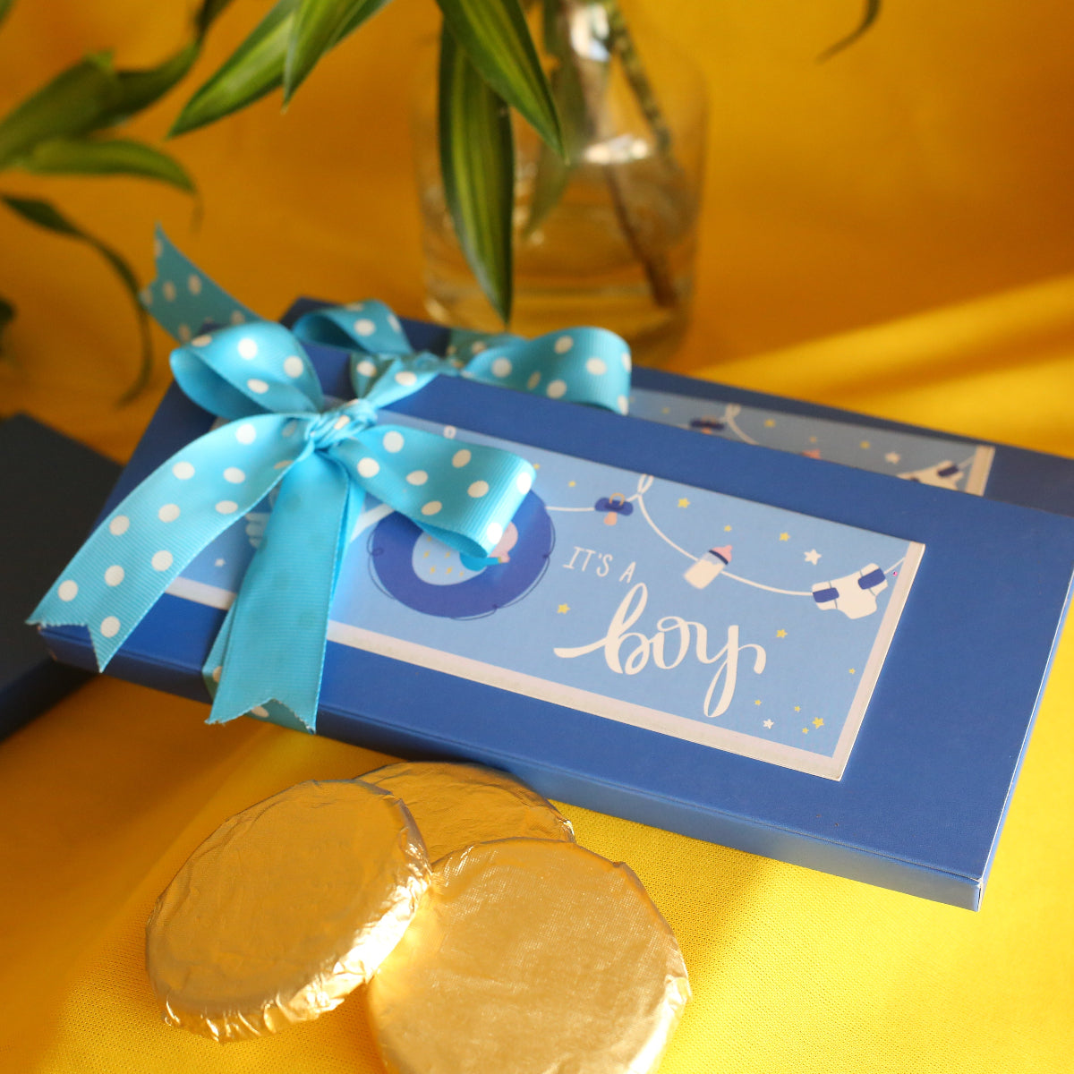 Box of 3 Biscuit Chocolates - New Born Announcement-4