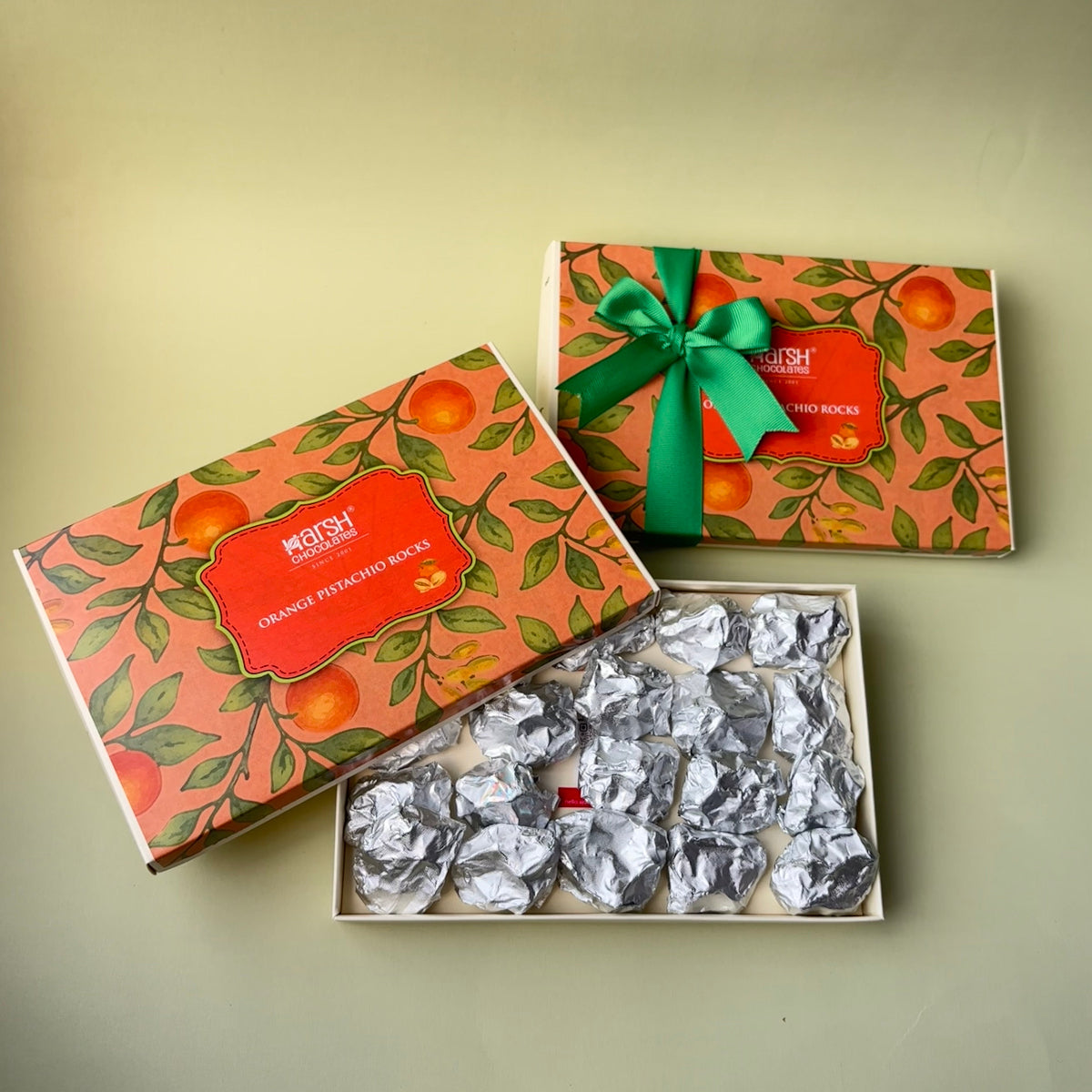 Orange Pistachio Rocks Box of 20-2