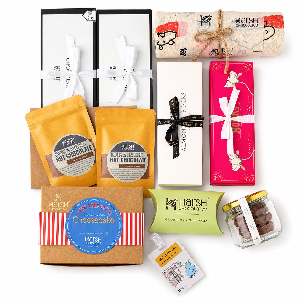 Premium Rakhi Chocolate Hamper Basket by Harsh Chocolates