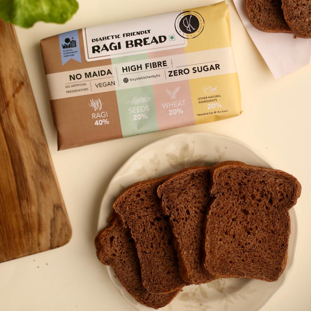 Diabetic Friendly Ragi Bread