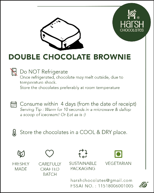 Double Chocolate Brownie Storage Card
