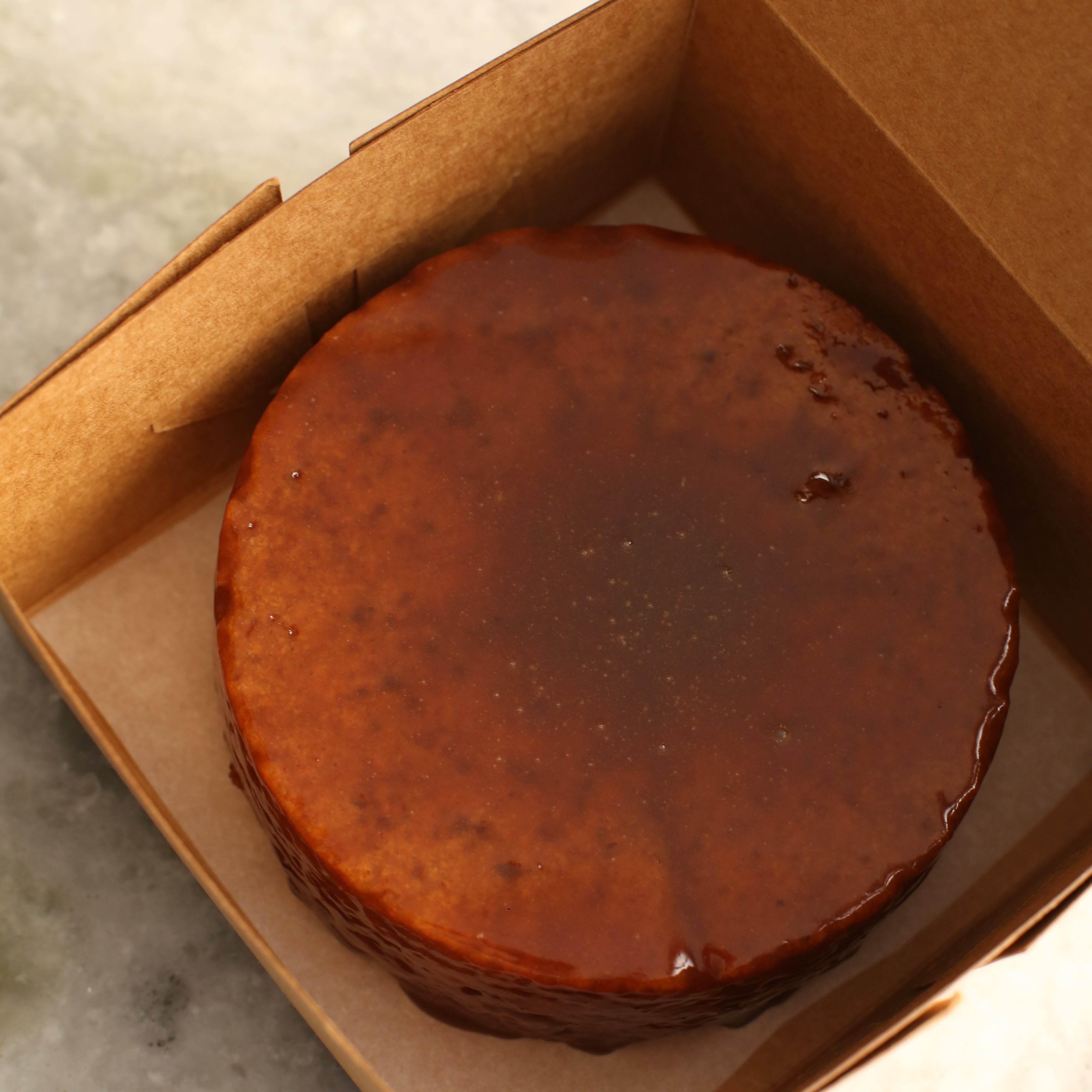 Spice Cake with sticky Soy Caramel
