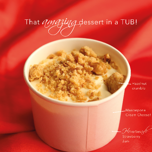 Modern desserts in Mumbai, Hazelnut and cheese desserts in Mumbai, Seasonal best seller dessert in Mumbai