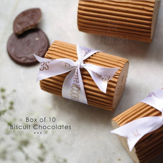 Biscuit Chocolates - Box of 10