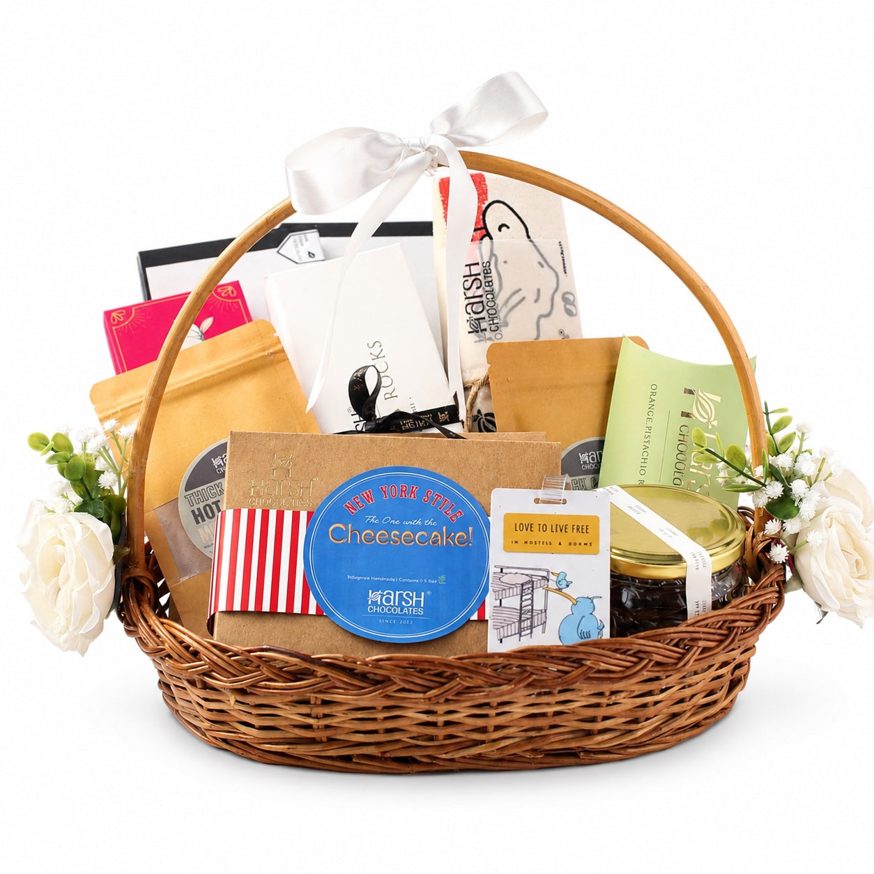 Premium Rakhi Chocolate Hamper Basket by Harsh Chocolates