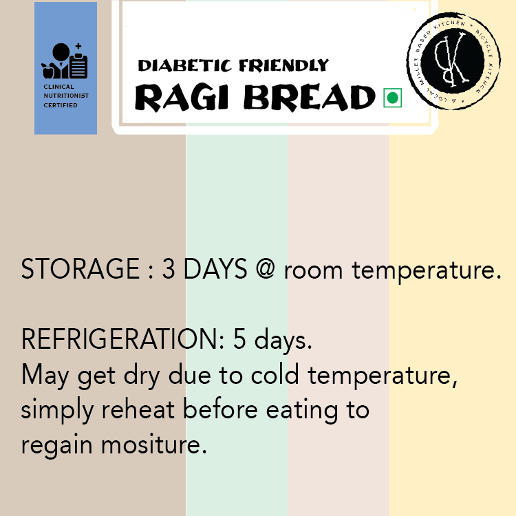 Diabetic Friendly Ragi Bread