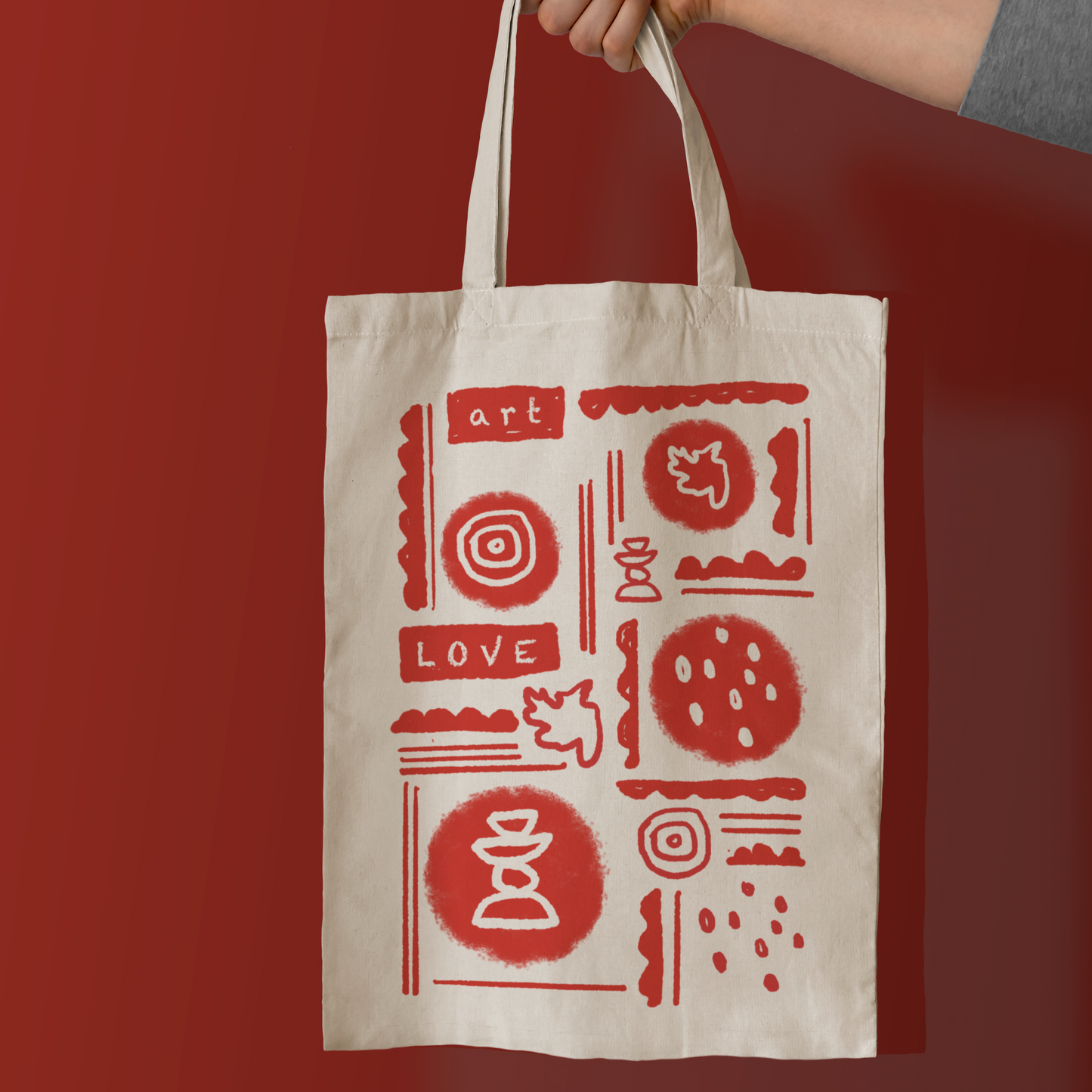 LOVE Tote Bags