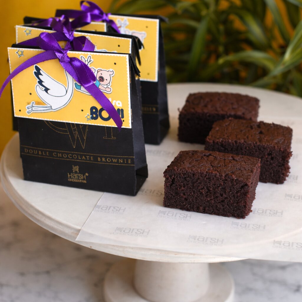 Brownie Chocolate - New Born Announcement