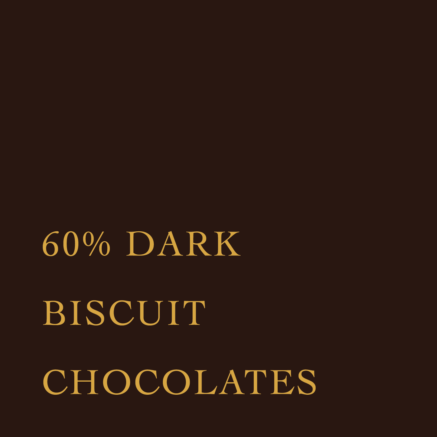 60% Dark Biscuit Chocolate