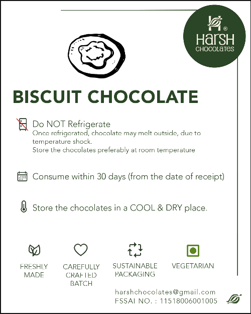 Biscuit Chocolates - Box of 20-4