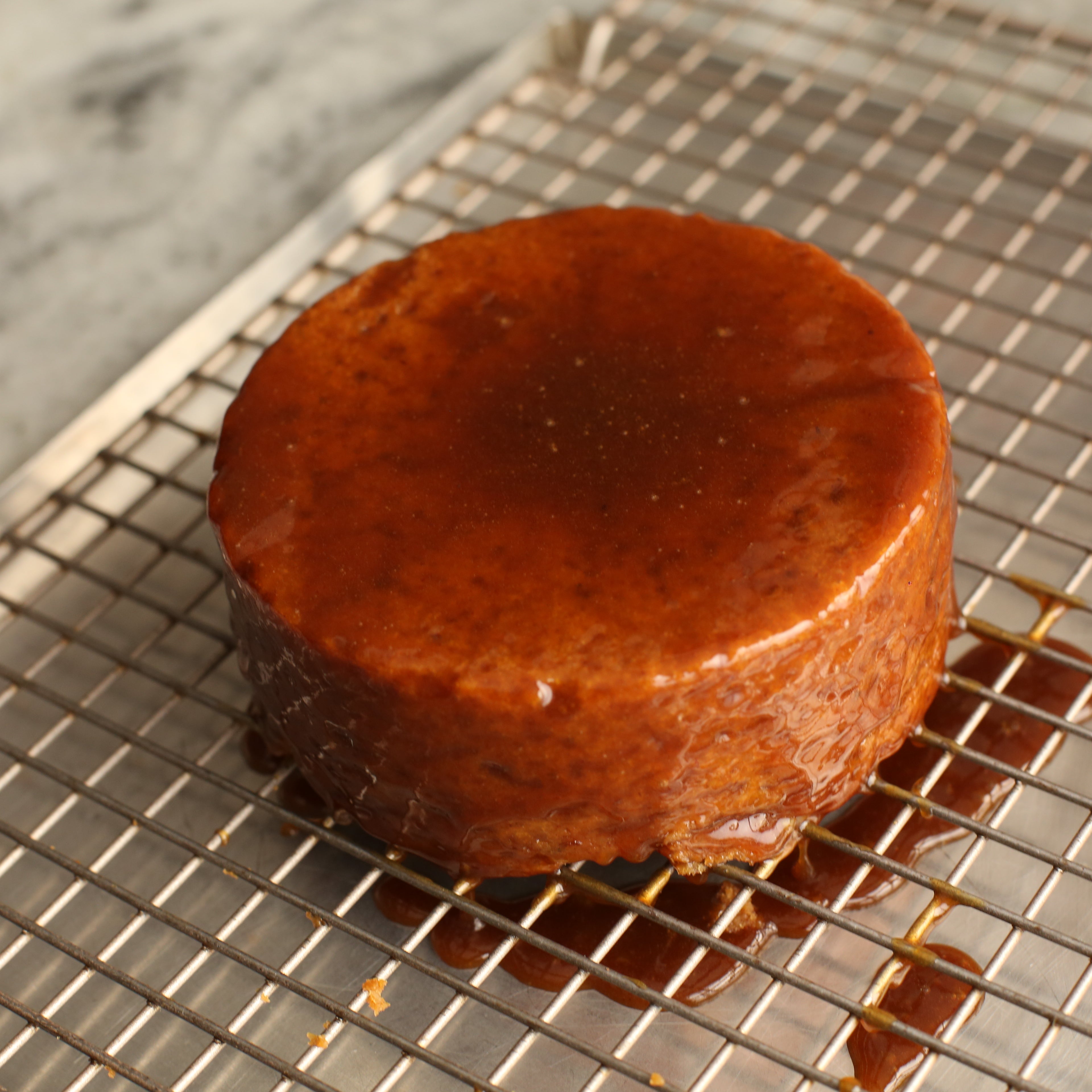 Spice Cake with sticky Soy Caramel