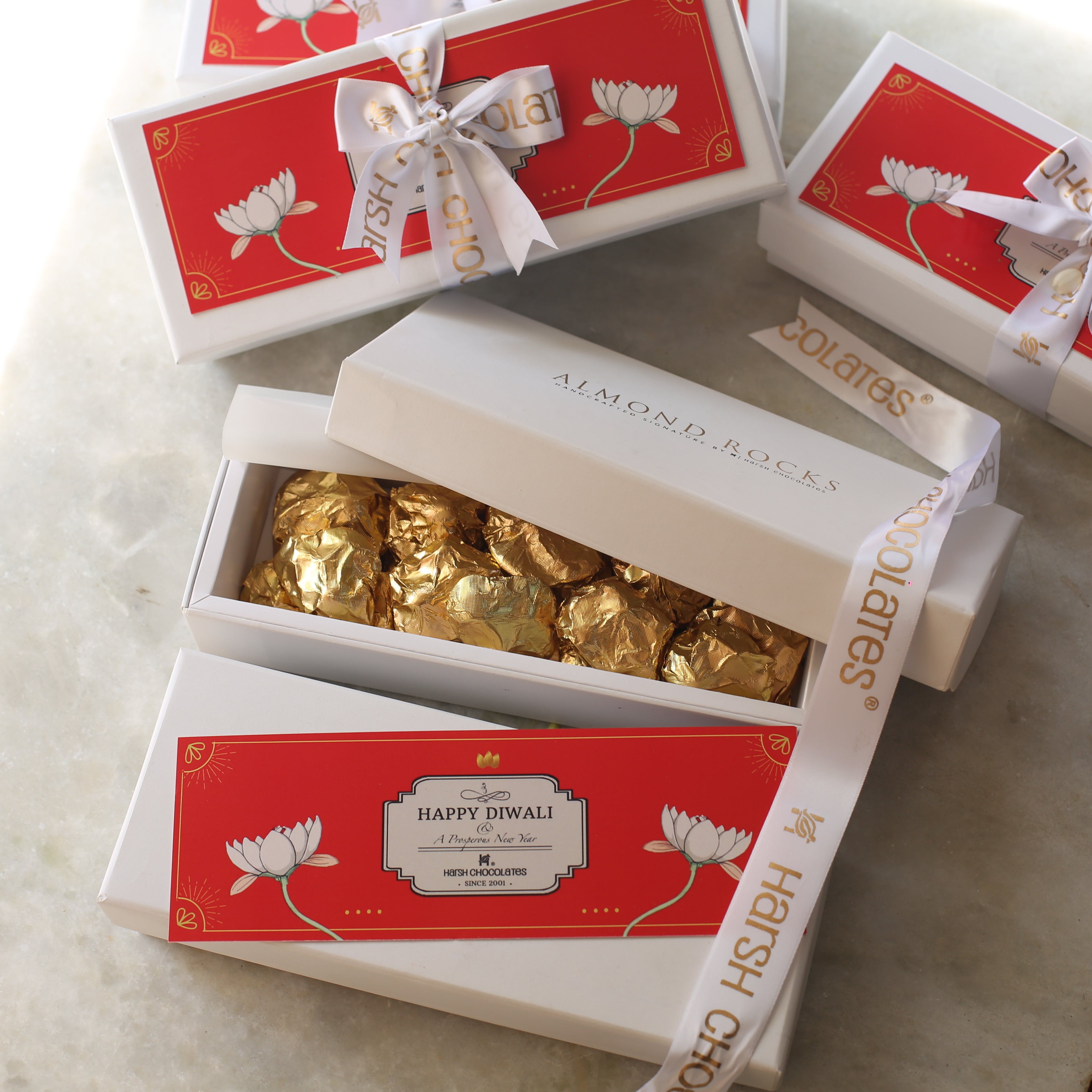 Almond Rocks - Box of 20 – Harsh Chocolates